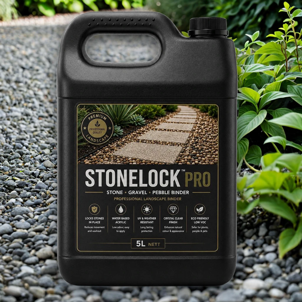 StoneLock Pro gravel and pebble binder